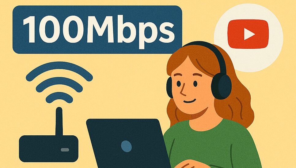「100mbps」って、どれくらいの速度？