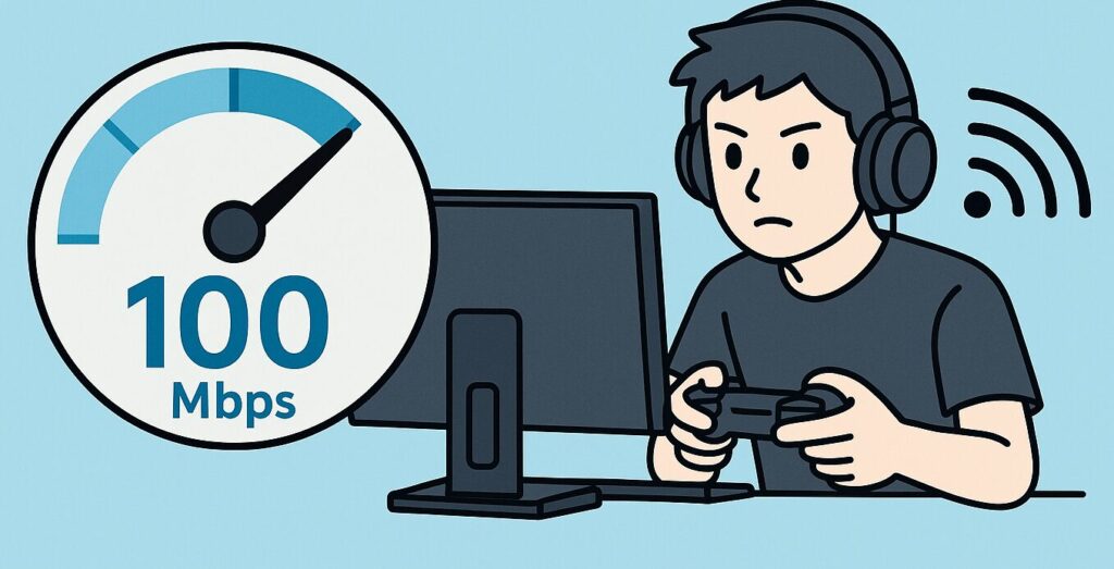 100mbpsでオンラインゲームは可能か